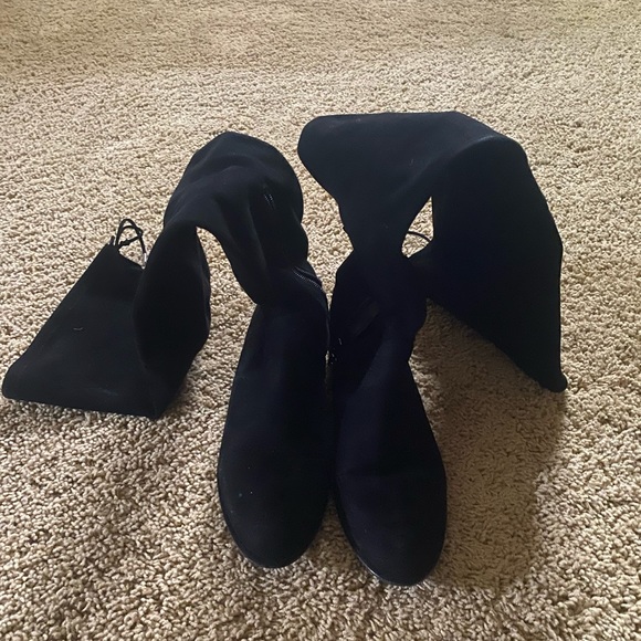 Marc Fisher Suede Over the Knee Boots - Picture 3 of 6